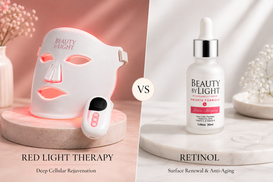 Red Light Therapy vs Retinol: Which Is Better for Anti-Aging Skin?