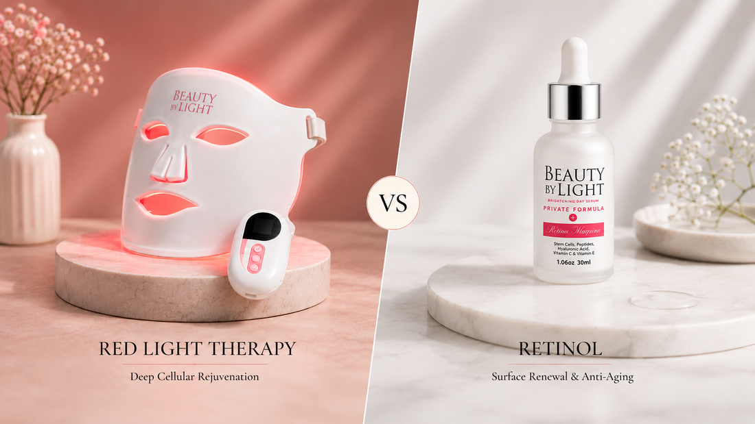 Red Light Therapy vs Retinol: Which Is Better for Anti-Aging Skin?