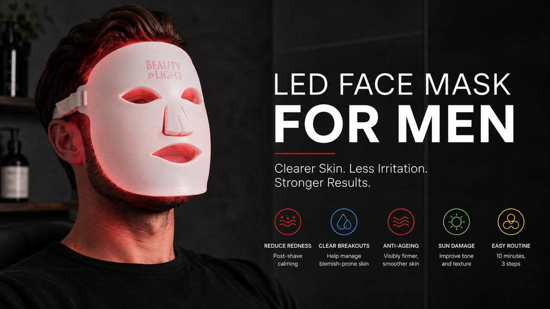 LED Face Mask for Men: Does It Work, and What Should You Actually Use It For?