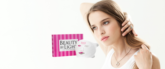 Beauty By Light" Silicon LED Therapy Mask with Near-Infrared