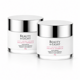 Two jars of 'Beauty by Light' anti-aging cream on a white background Beauty By Light anti aging cream 30g x 2 pack