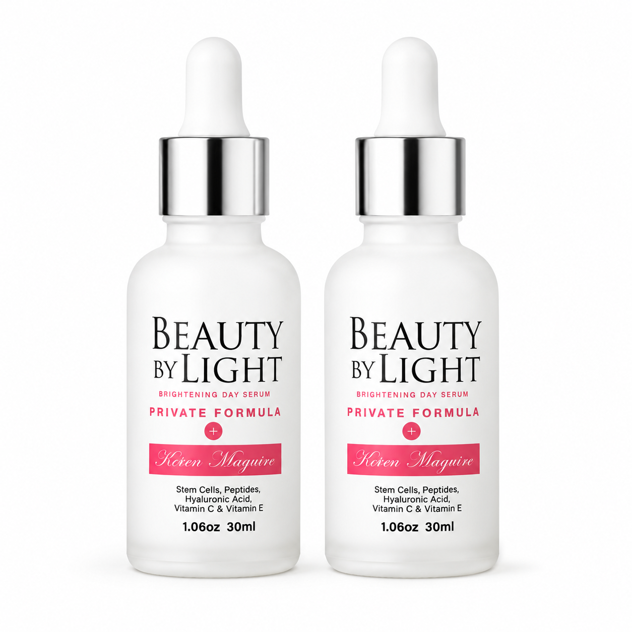 Beauty By Light brightening day serum 30ml x 2 pack