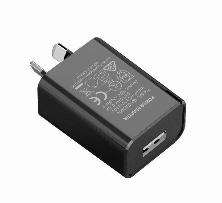 2 Amp USB charger for Near Infrared LED Mask