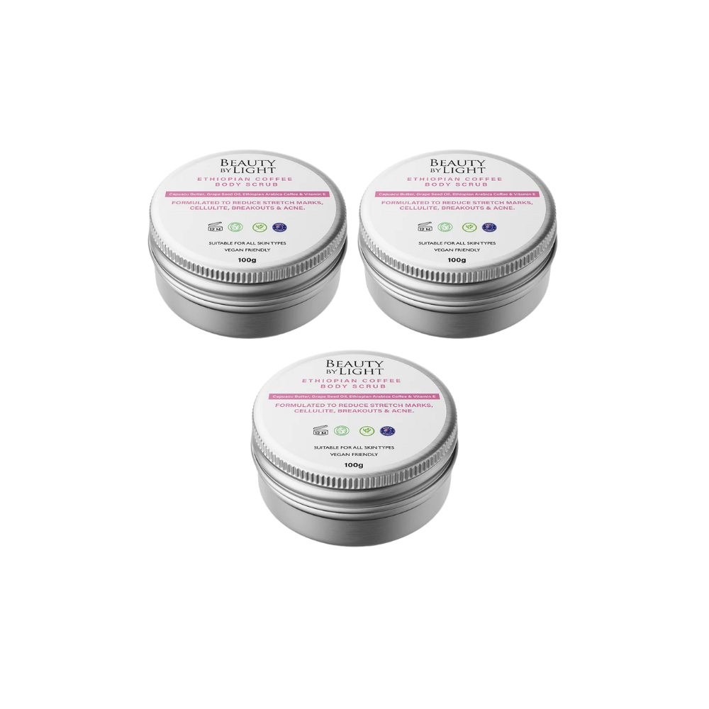 Ethiopian Coffee Body Scrub with Capuacu Butter x 3