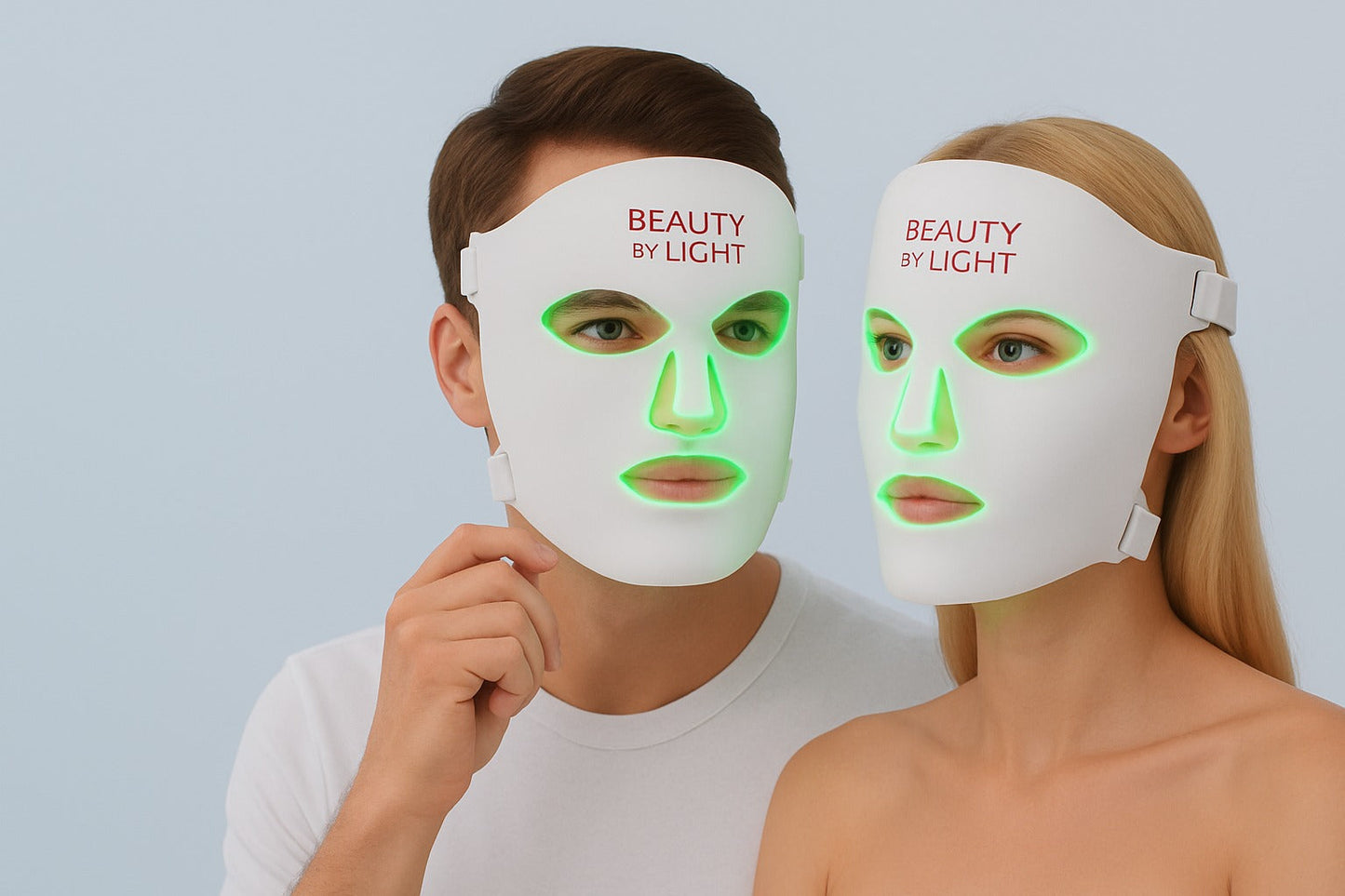 Green Silicon LED Light face mask Australia
