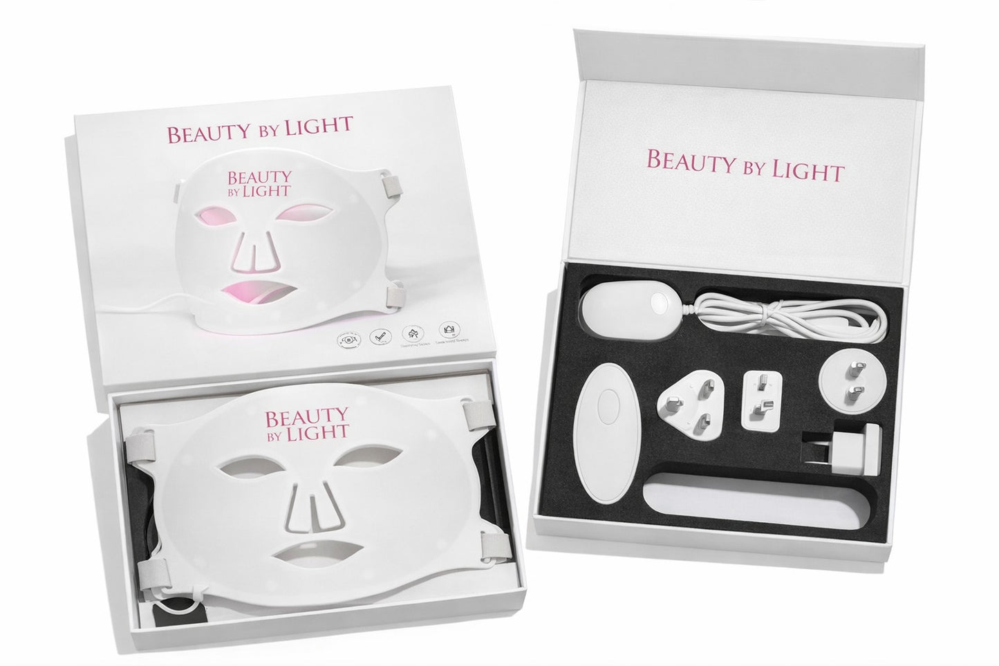 Beauty By Light - LED Light Therapy Mask with Near-Infrared Silicon Mask