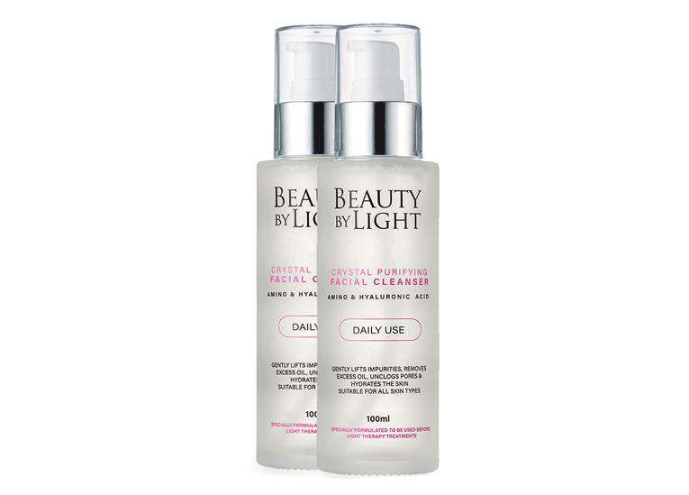 Beauty By Light crystal purifying facial cleanser 100ml x 2 pack