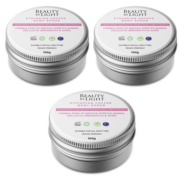 Coffee Body Scrub with Ethiopian Coffee & Capuacu Butter