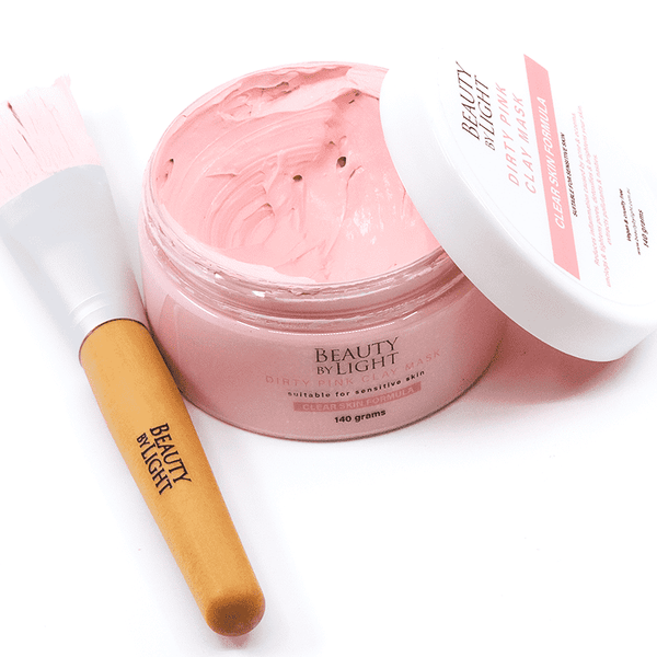 Pink Clay Mask  & Application Brush - 140 grams